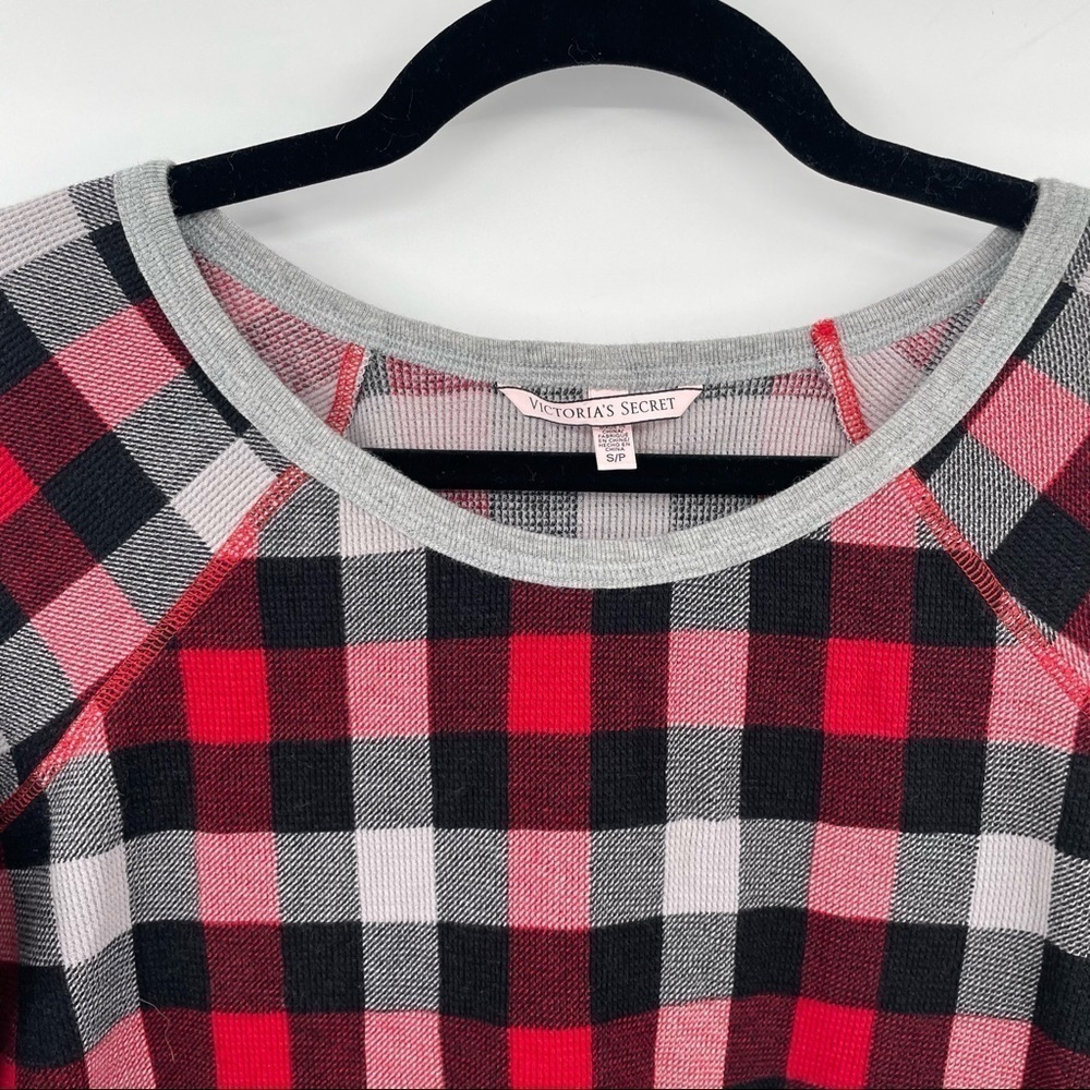 Victoria’s Secret Christmas Plaid Pajama Shirt - Picture 3 of 12